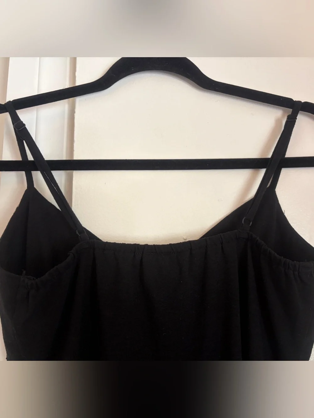 Vintage Y2K Black Linen Tank with Silver beaded and embroidered medallion design - Picture 8 of 14